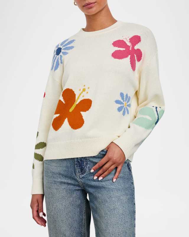 Zoey Floral Crewneck Sweater